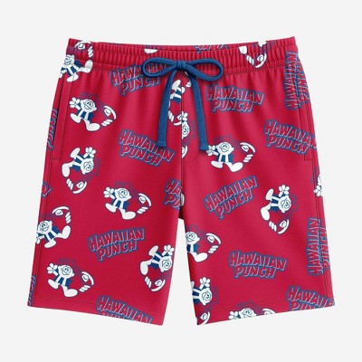 Men's Hawaiian Punch Sleep Shorts - Red XL