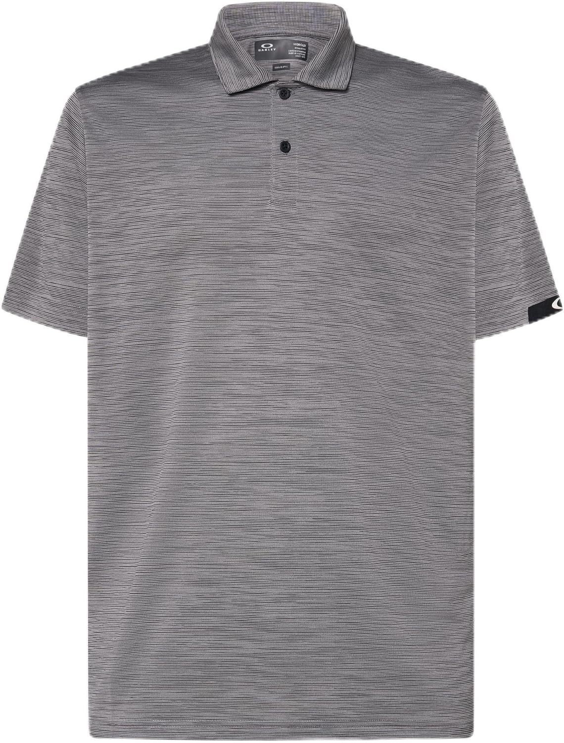 Oakley Mens Gravity Pro Polo Shirt, Storm/Blackout Heather, XX-Large