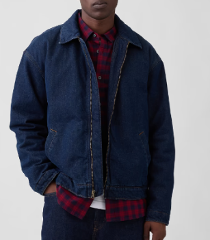 Gap Factory Men's Relaxed Denim Jacket Gap Factory