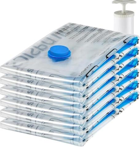 6-Pack Amazon Basics Vacuum Compression Space Saving Storage Bags Amazon