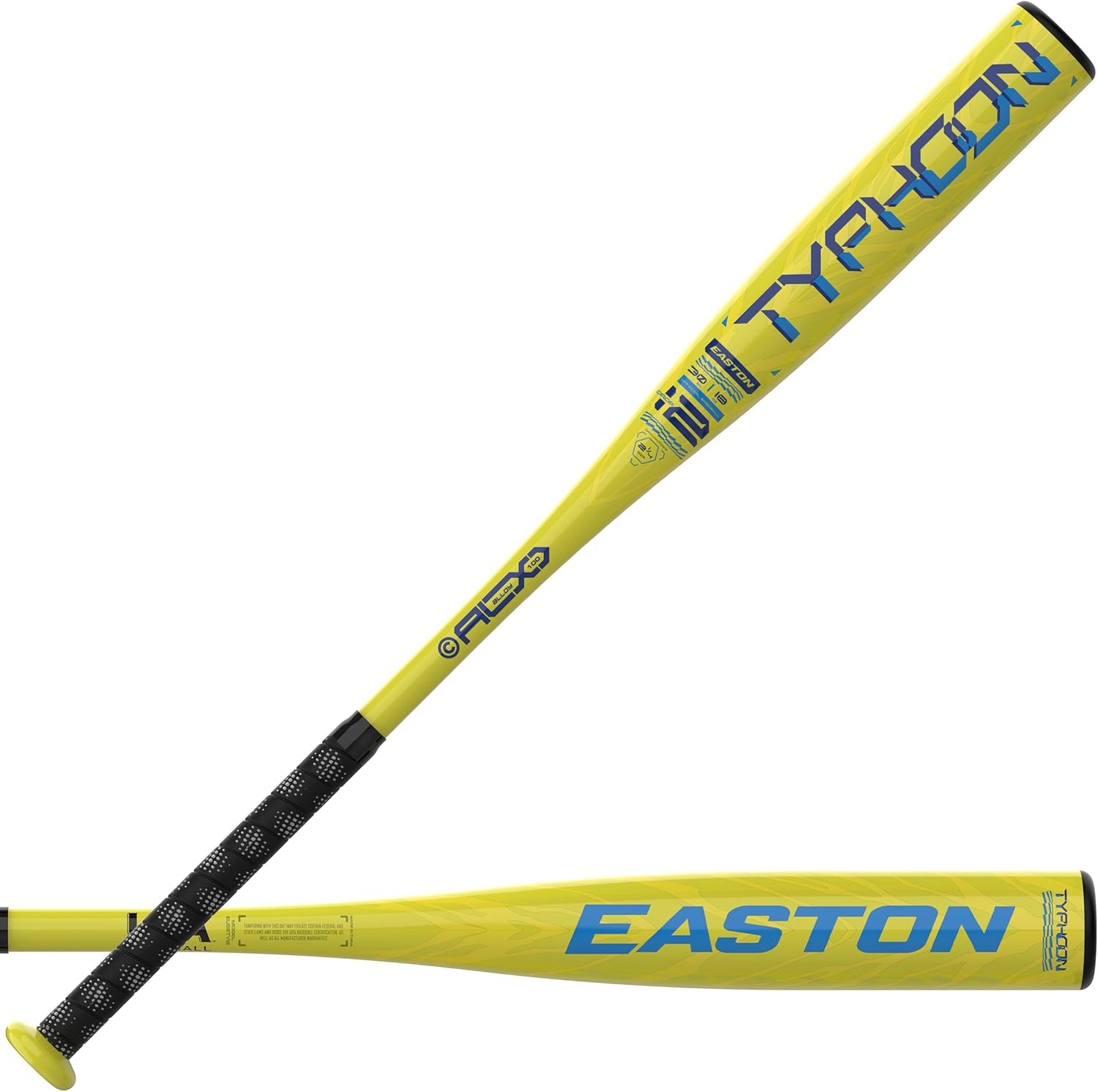 Easton | Typhoon Baseball Bat | USA | -12 | 2 1/4" Barrel | 1 Pc. Aluminum | 30 Inch
