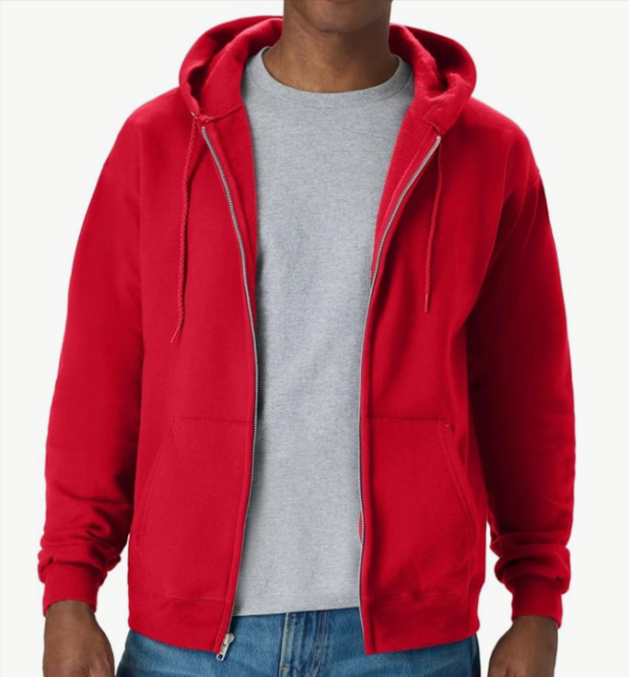 Hanes Full-Zip Eco-Smart Men's Hoodie Amazon