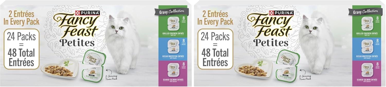 48-Pack 2.8oz Fancy Feast Purina Gourmet Wet Cat Food Amazon