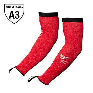 Select Stores: Milwaukee 16" Cut Level 3 Resistant Protective Arm Sleeves $4.50 (In-Store Only)