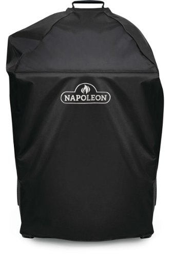 Napoleon - 22" Charcoal Kettle Grill with Cart Premium Cover - Black
