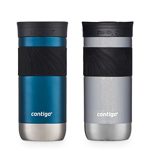 4-Pack 16oz Contigo Byron 2.0 Stainless Steel Insulated Travel Mug Amazon