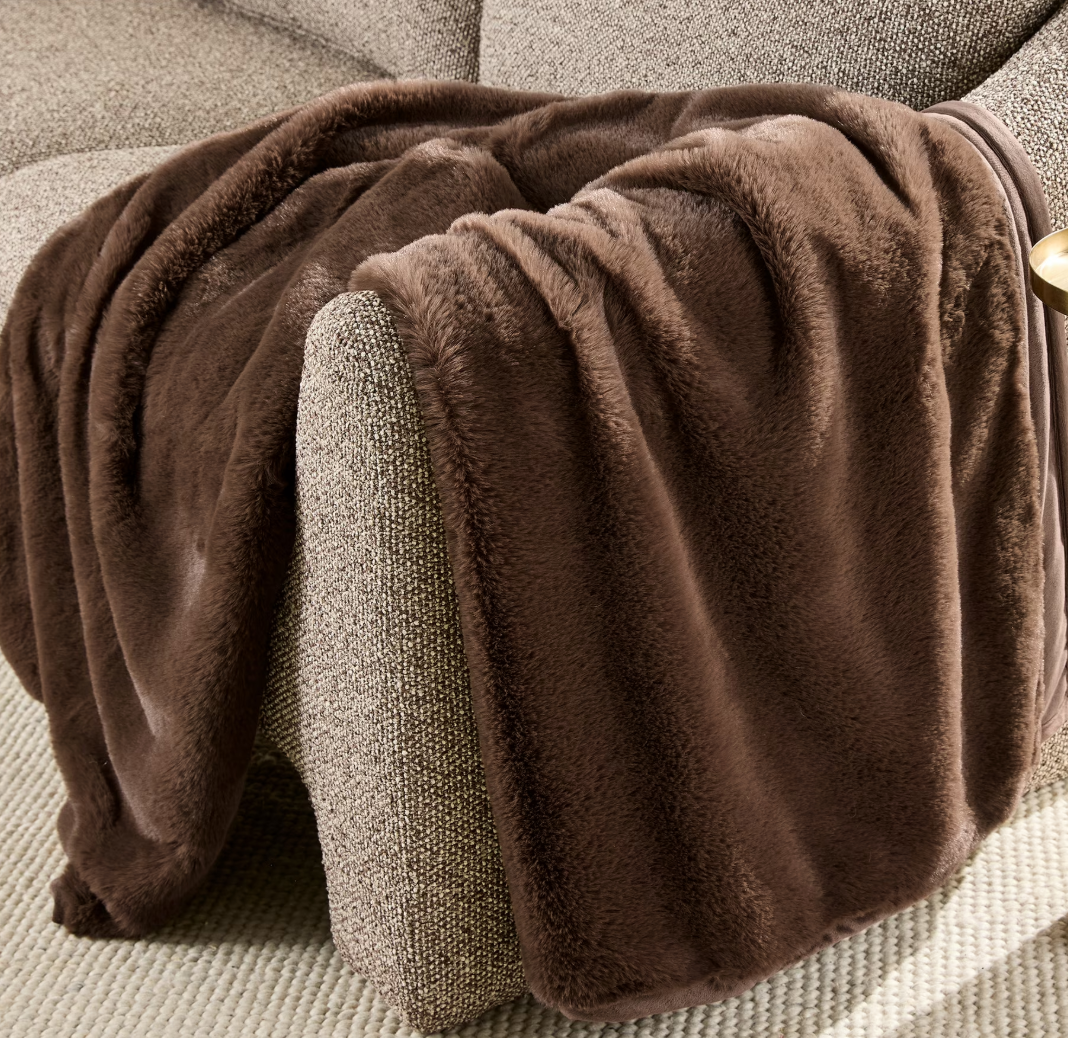 Better Homes & Gardens 50" x 72" Faux Fur Ultra Soft Oversized Throw Blanket Walmart