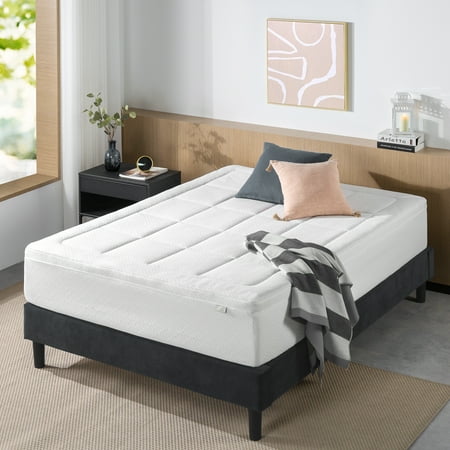 Spa Sensations by Zinus 2" Cloud Memory Foam Mattress Topper, Twin