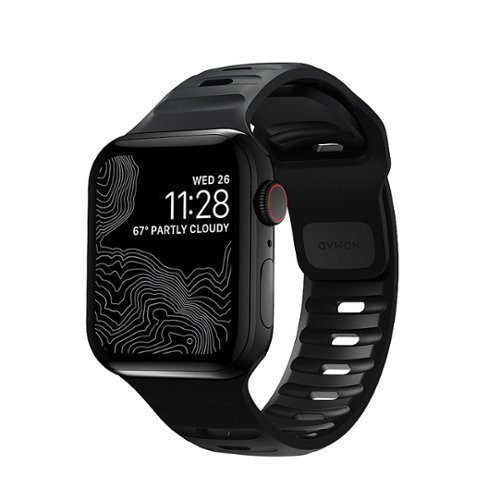 Nomad - Sport Band for Apple Watch 38, 40, 41mm (Series 1-8) - Black
