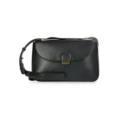 Time and Tru Women's Seraphina Crossbody, Black