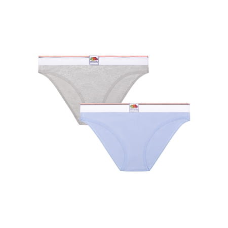 fresh collection by Fruit of the Loom Women's Cotton Bikini Underwear 2-pack