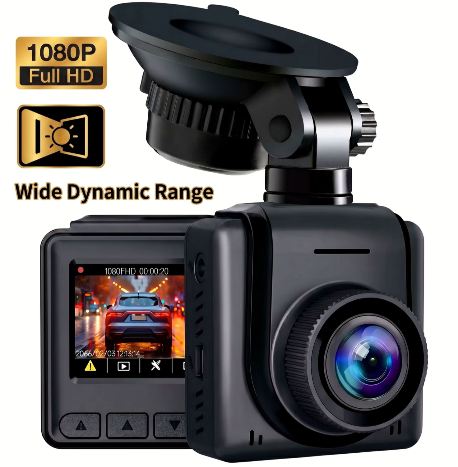 Naipo 1080p Dash Cam w/ 1.5" LCD Walmart