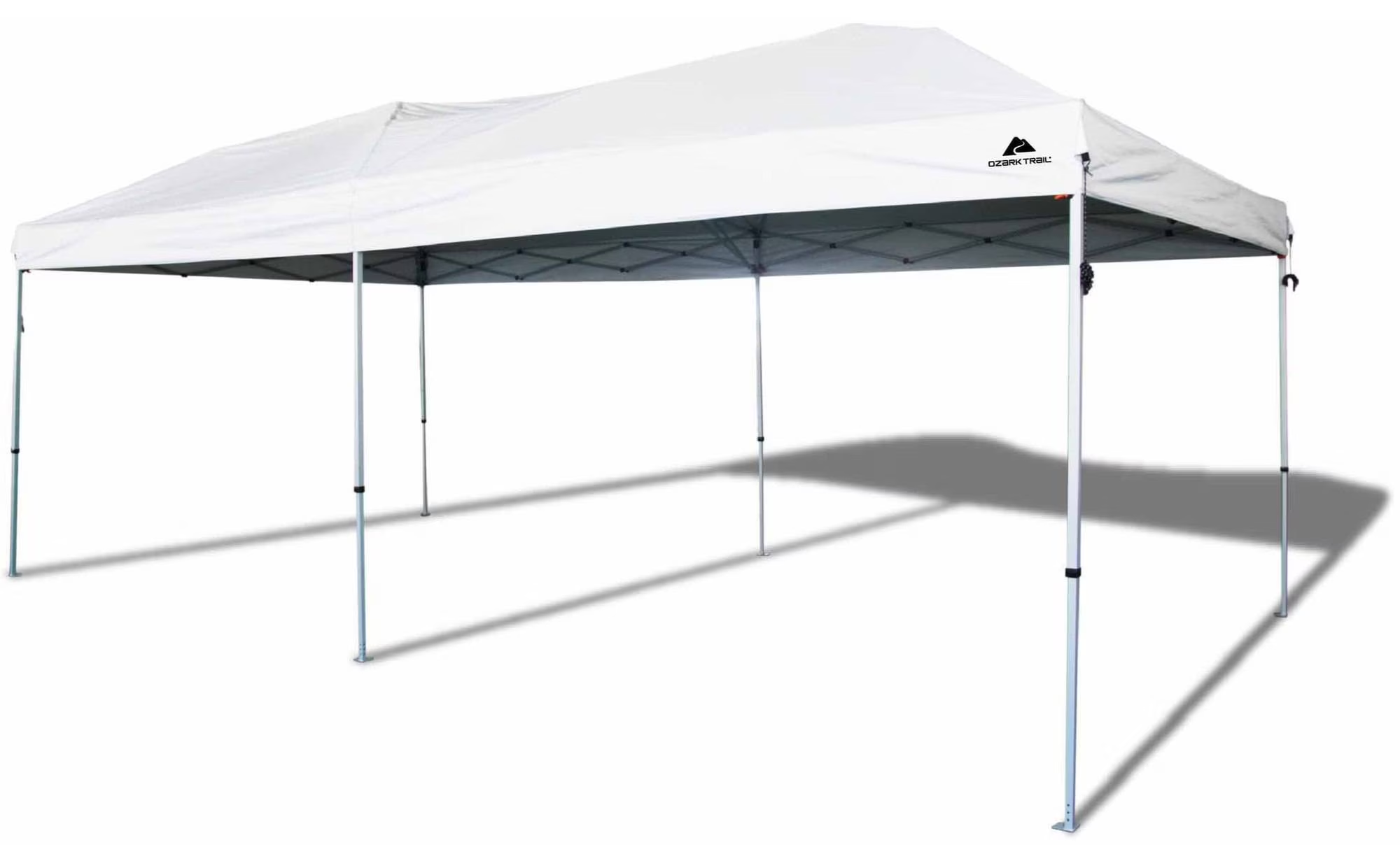Ozark Trail 20' x 10' Pop Up Canopy Tent with Wheeled Bag Walmart