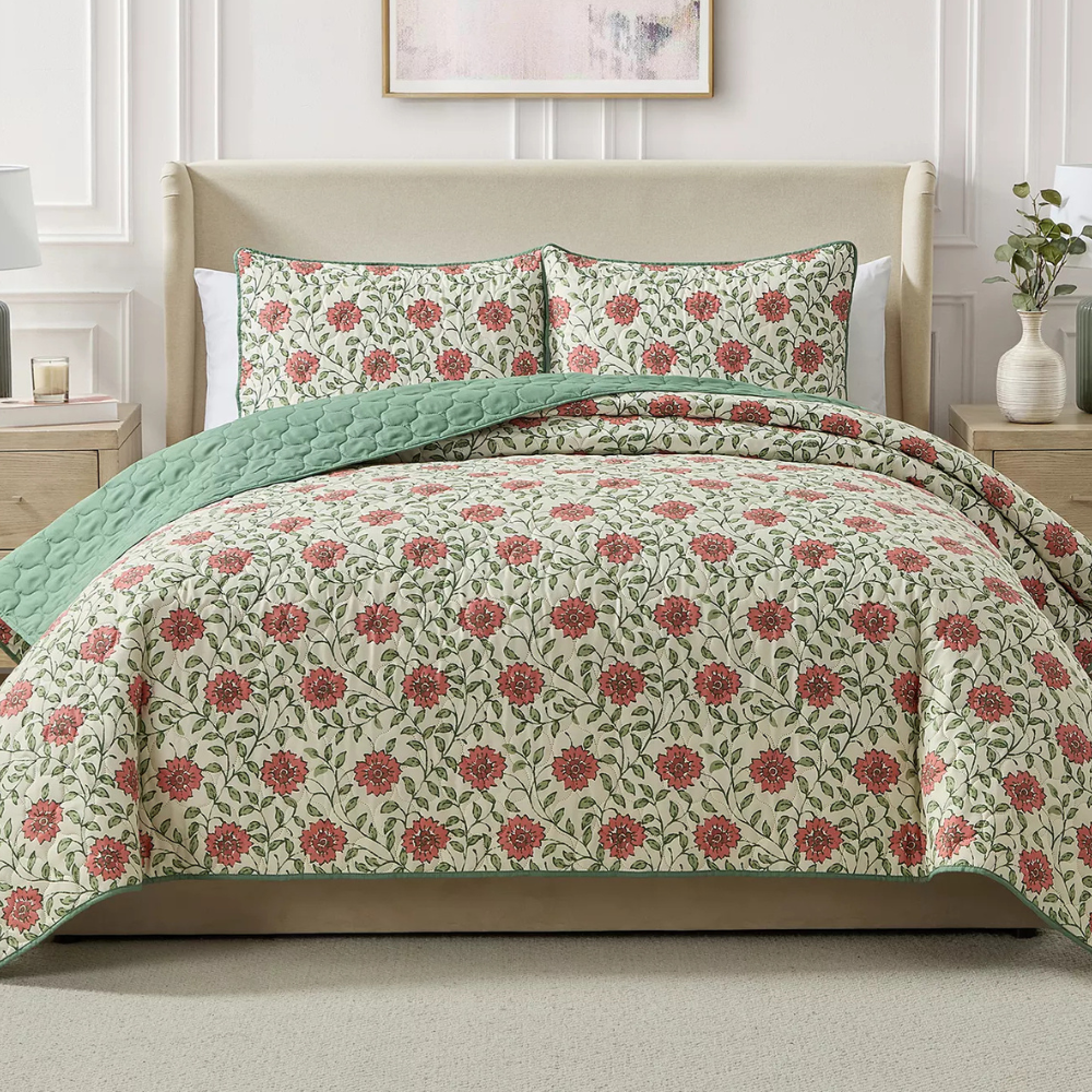 3pc King Quilt Set $21