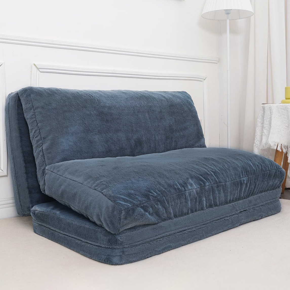Large Fold-Out Bean Bag Lounger $80