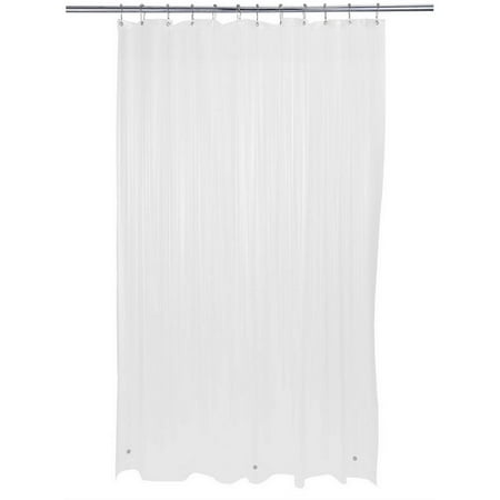 Bath Bliss Shower Liner in Clear Frost