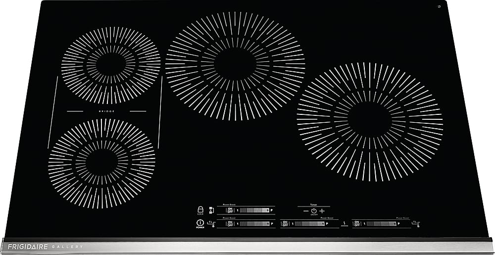 Frigidaire - Gallery 30 in. Wide 4 Elements Built-in Induction Electric Cooktop - Black