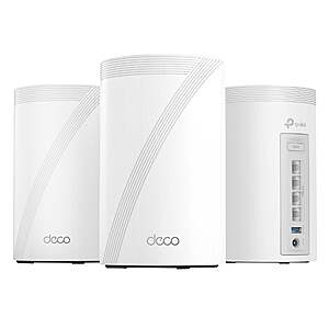 Select Costco Stores: 3-Pack TP-Link Deco BE11000 Wi-Fi 7 Tri-Band Home Mesh System $100 (In-Store Only)