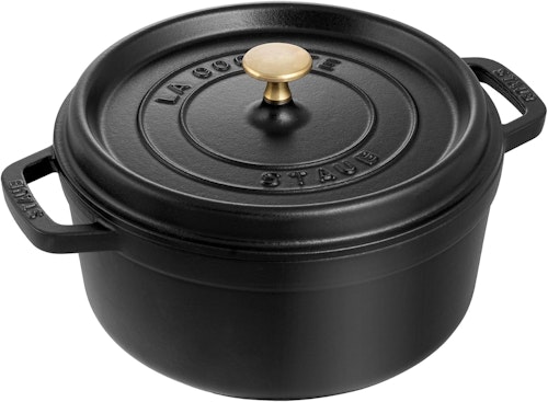 Staub 4-Quart Cast Iron Dutch Oven Round Cocotte