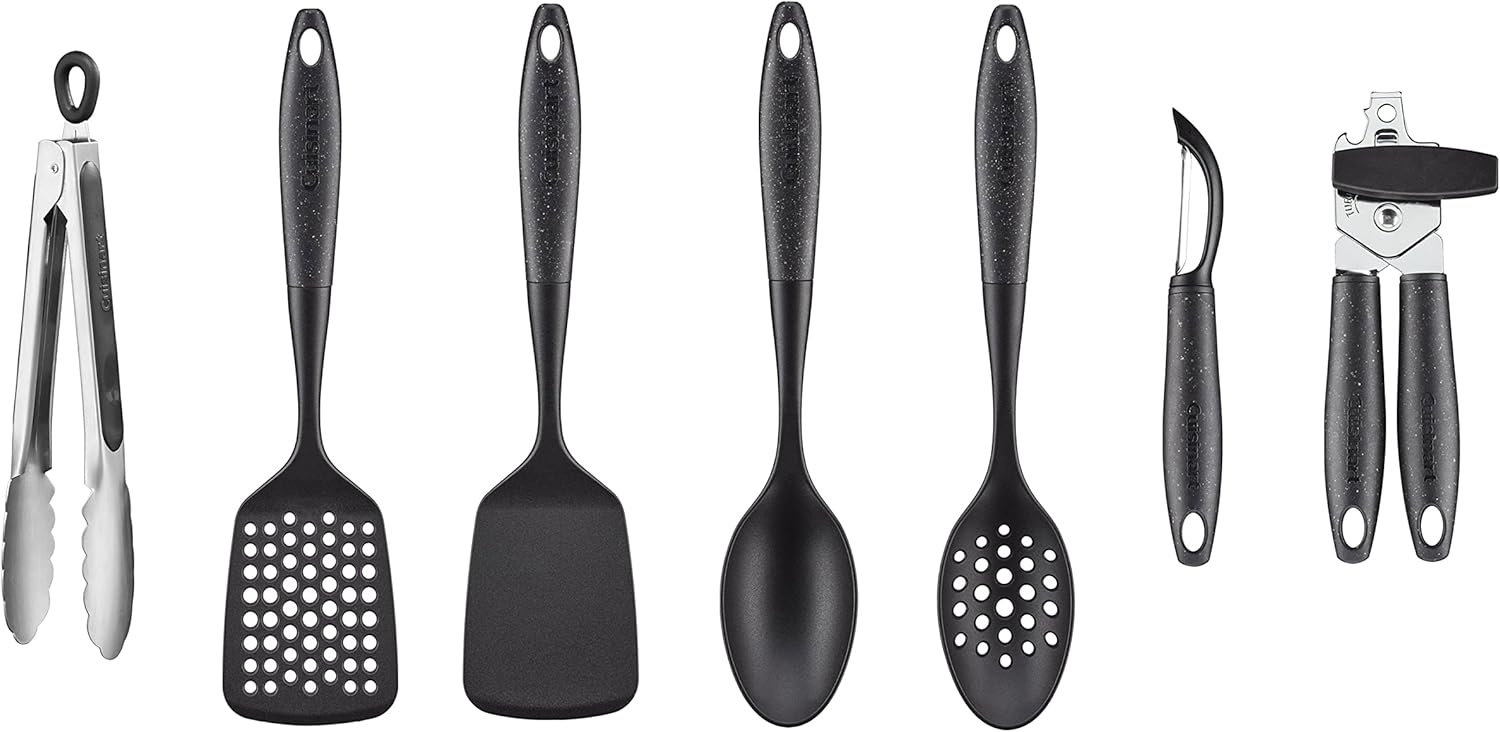 Cuisinart CTG-00-7OTS 7Pc Oceanware Tool and Gadget Set,Black