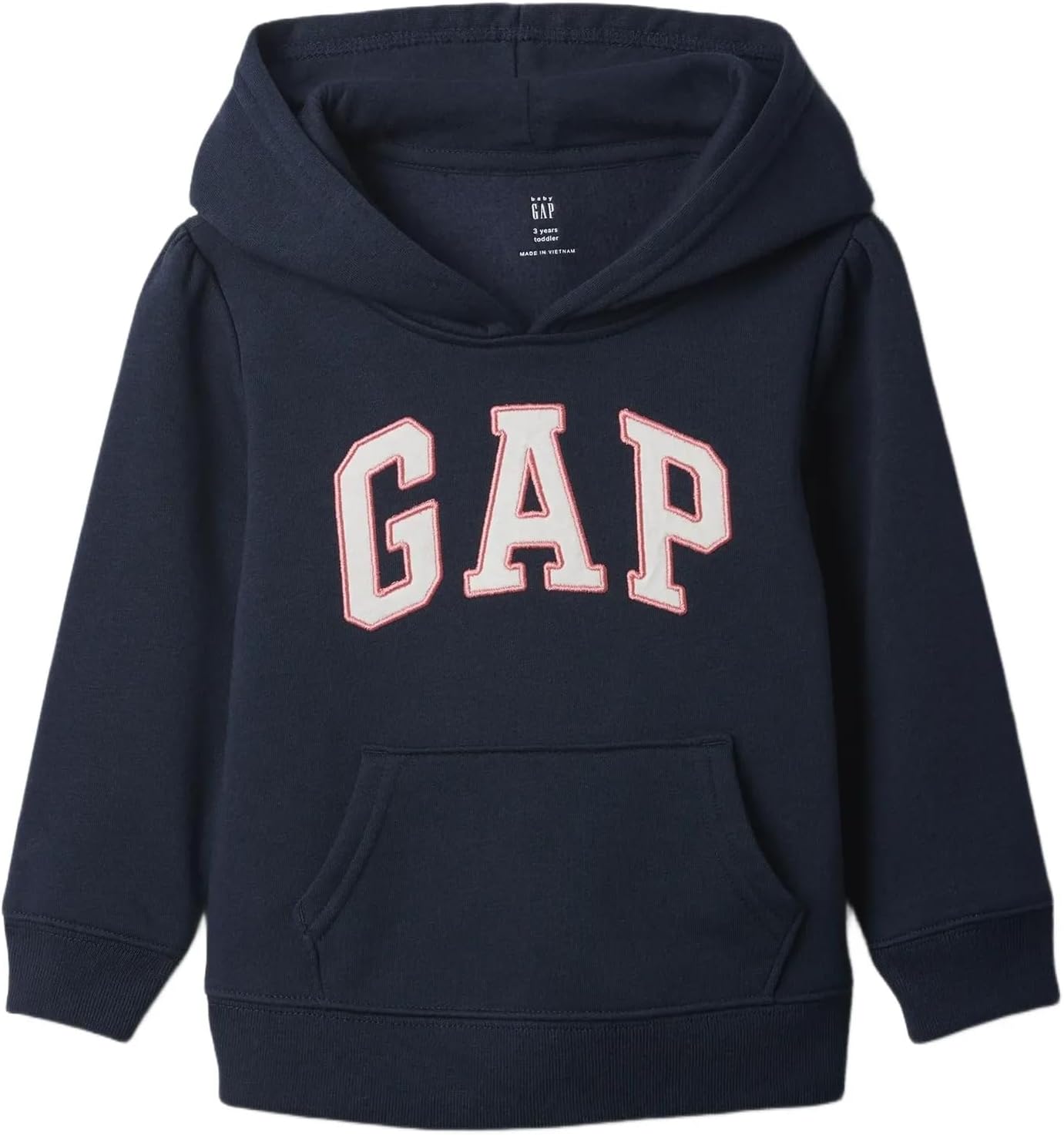 GAP Baby Girls Playtime Favorites Logo Pullover Hoodie Hooded Sweatshirt Tapestry Navy 2 Years