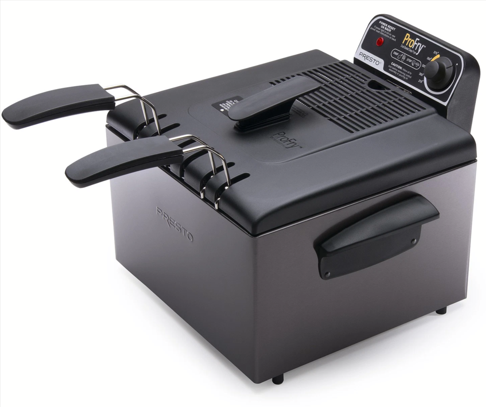 Presto 1800W Dual Basket ProFry Pan Deep Fryer eBay