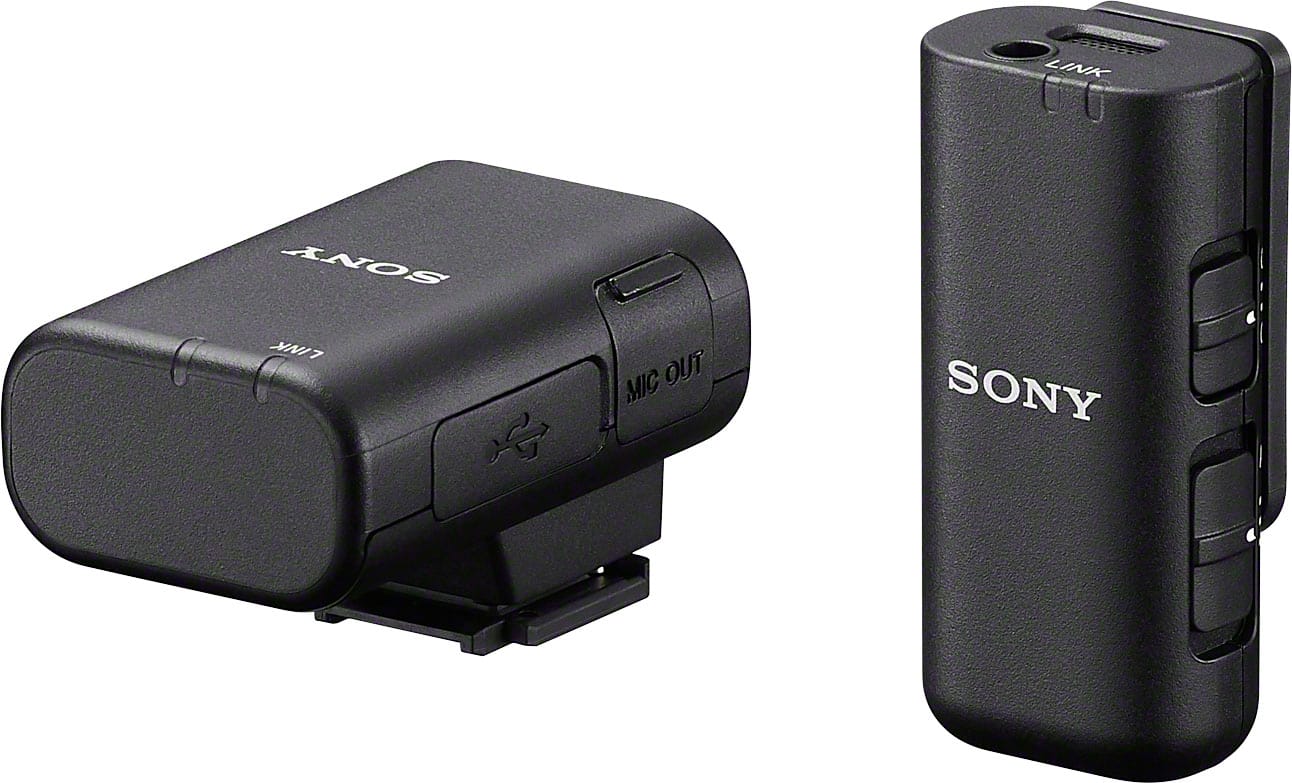 Sony - ECMW3S Single-channel Wireless Omnidirectional Microphone - Black