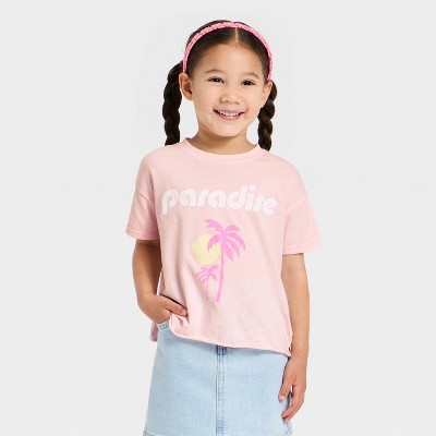 Grayson Mini Toddler Girls' Paradise Oversized T-Shirt - Pink 12M
