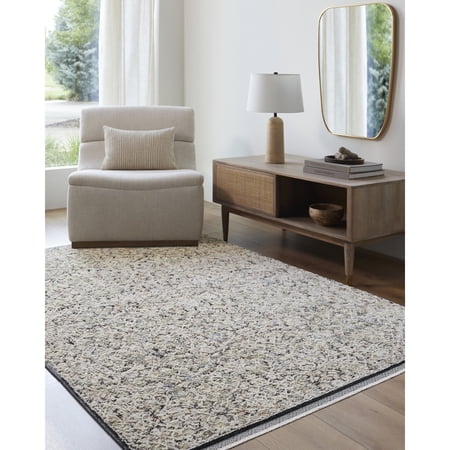 Livabliss Area Rugs for Living Room, 5x7 Rivaldo Traditional Light Brown Rug, Bedroom Dining Room Home Decor Stain Resistant Carpet (5' x 7')
