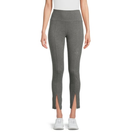 Athletic Works Women's Front Slit Leggings, Sizes XS-3XL
