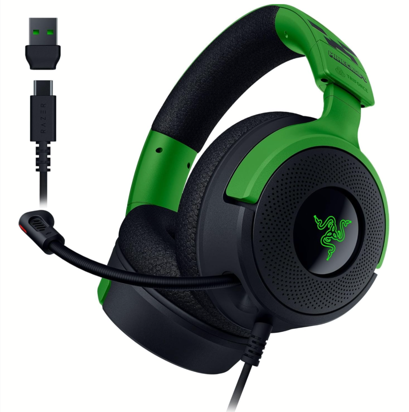 Razer Kraken V4 X Minecraft Edition Wired USB Headset Amazon