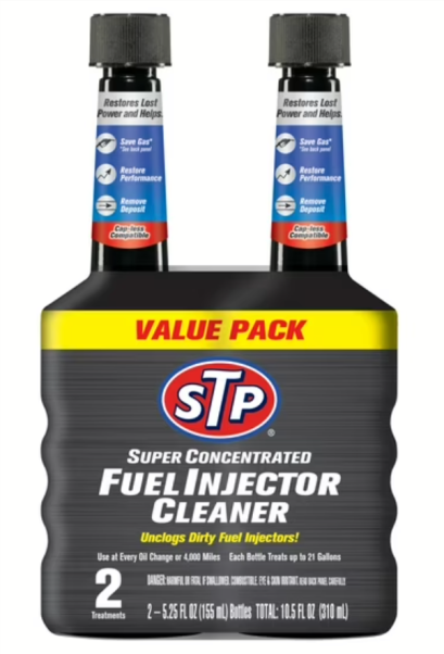2-Pack 5.25oz STP Super Concentrated Fuel Injector Cleaner + $1.25 Walmart Cash Walmart