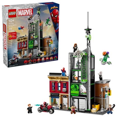 LEGO Marvel Spider-Man vs Oscorp Building Toy 76324