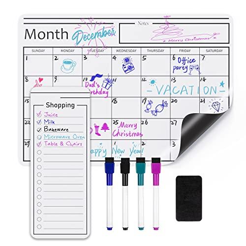 Amazon Basics 12" x 17" Magnetic Dry Erase Whiteboard Calendar Amazon