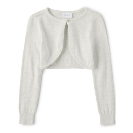 The Children's Place Girls Long Sleeve Cropped Knit Cardigan Shrug, Sizes XS-XXL