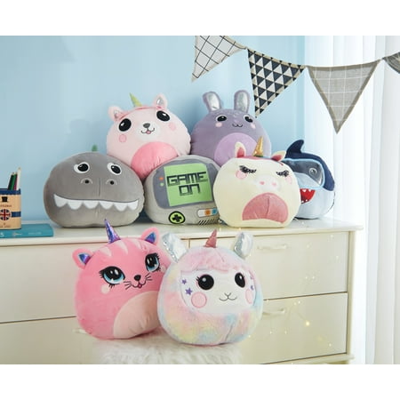 Heritage Club 10" Cloud Fill Smooshie Pillow, Caticorn