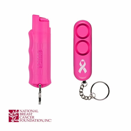 SABRE Safety Kit with Pepper Spray and Personal Alarm, Pink, 1 Ct, New, Pocket Pepper Sprays