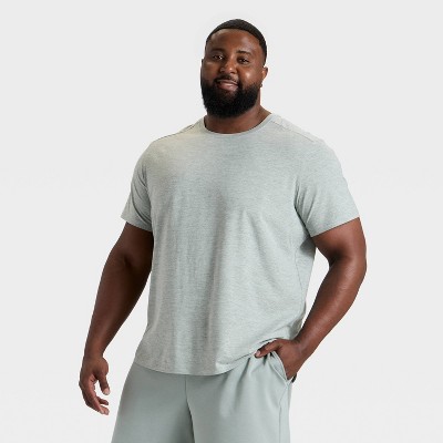 Men's Big Short Sleeve Soft Stretch T-Shirt - All In Motion™ Leafy Green 2XL