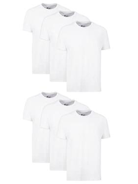 6-Pack Hanes Men's Cotton Moisture-Wicking V-neck Tee Undershirts Amazon