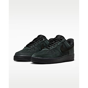 Nike Men's Air Force 1 '07 WB Shoes (Black/Black) $52 + Free S&H