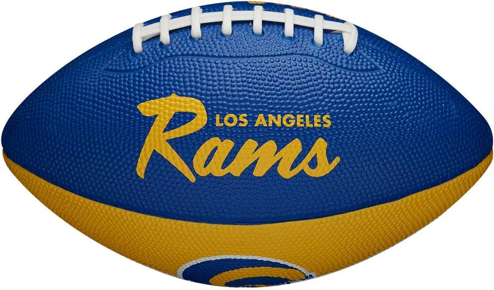 WILSON NFL Mini Team Retro Football-Los Angeles Rams Brown