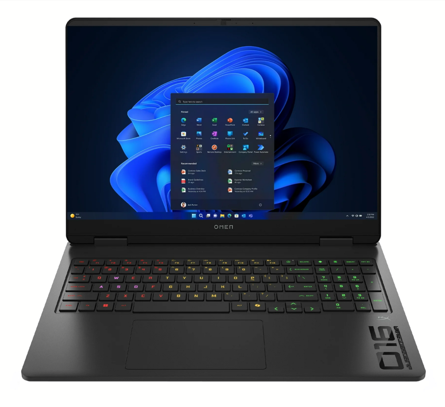 HP OMEN Intel Ultra 5 / RTX 5050 / 16GB RAM / 1TB SSD / 16" 2K 165Hz Gaming Laptop Walmart