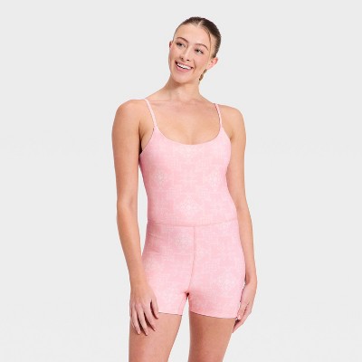Women's Short Bodysuit - JoyLab™ Pink S