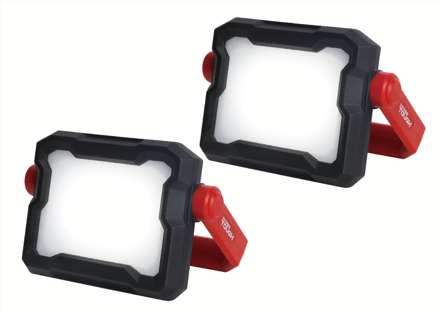 2-Pack Hyper Tough 400-Lumens LED Rechargeable Work Light Walmart