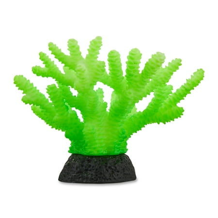 Aqua Culture Glow Branch Coral Aquarium Ornament, Decorative Fish Tank Decor