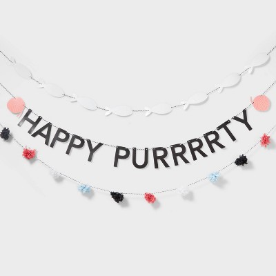 Cat Birthday Party Banner - Spritz™