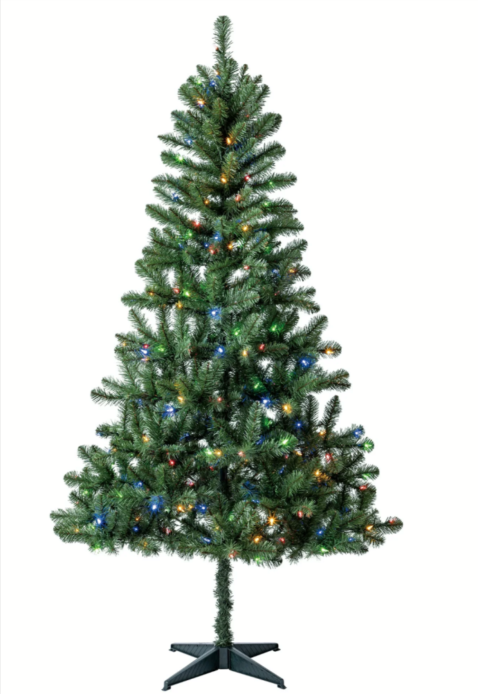 Holiday Time 6.5' Pre-Lit Madison Pine Artificial Christmas Tree w/ 250 LED Lights eBay