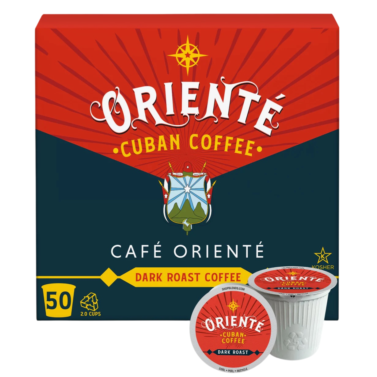 Bold Cuban Coffee Pods, $0.40 a Cup