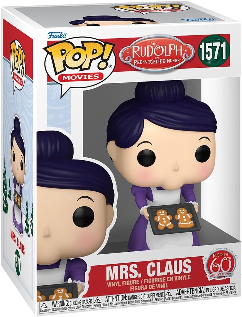 Funko POP Movies: Rudolph – Mrs. Claus - Rudolph The Red-Nosed Reindeer - Collectable Vinyl Figure - Gift Idea - Official Merchandise - for Kids & Adults - Movies Fans - Model Figure for Collectors