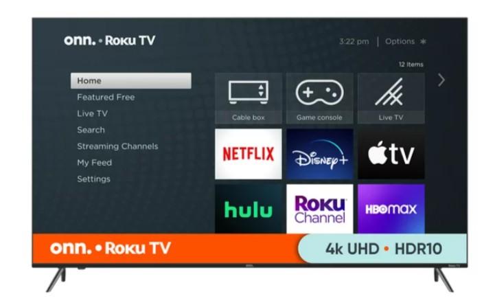 onn. 75" 4K UHD LED Frameless Roku Smart TV (Open Box) eBay